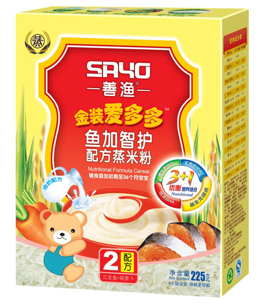 善漁金裝愛(ài)多多魚(yú)加智護(hù)配方蒸米粉