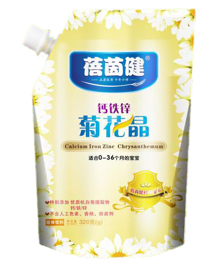 蓓茵健鈣鐵鋅菊花晶袋裝