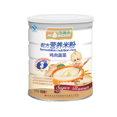 紐加素3段雞肉蔬菜菜營養(yǎng)米粉