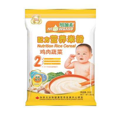 紐加素2段雞肉蔬菜菜營養(yǎng)米粉袋裝