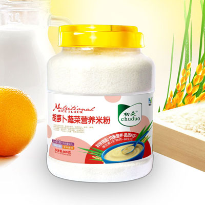 初朵胡蘿卜蔬菜營(yíng)養(yǎng)米粉