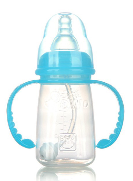 豆豆我150ml標(biāo)口帶柄PP奶瓶