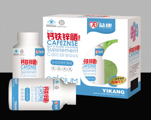 益康鐵鋅鈣硒咀嚼片瓶裝