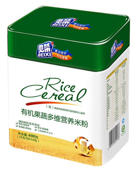 貝希有機(jī)果蔬多維營(yíng)養(yǎng)米粉聽裝