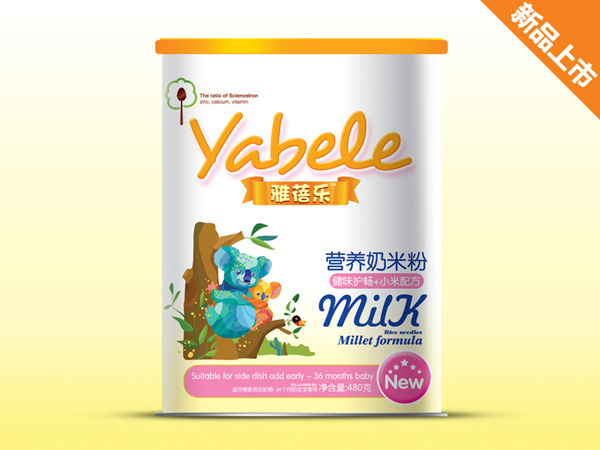 雅蓓樂(lè)健味護(hù)暢+小米配方營(yíng)養(yǎng)奶米粉
