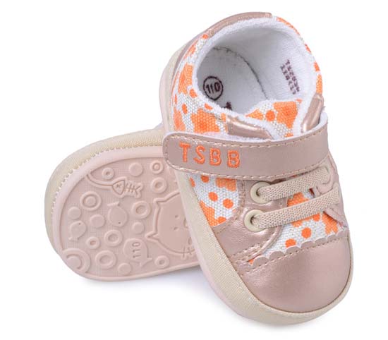 天使之?huà)胗』ú?PU幼兒學(xué)步鞋紅色