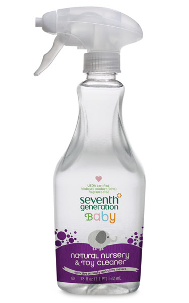 七世代清洗嬰兒玩具和用品噴霧劑