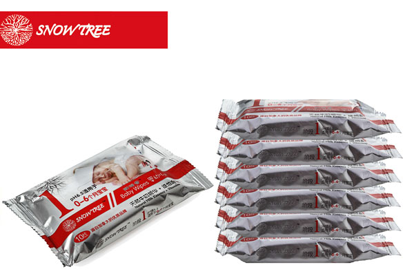 snowtree斯諾奇嬰幼兒濕巾1段10片裝