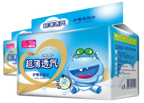 吉野博士超薄透氣護(hù)臀紙尿片