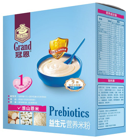 冠恩淮山薏米益生元營(yíng)養(yǎng)米粉