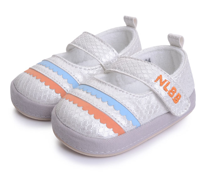 娜拉寶時尚溫馨嬰兒鞋NA1084銀色