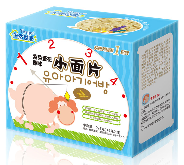 天然世家紫菜蛋花原味小面片