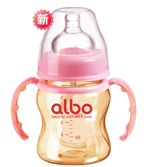 愛樂(lè)寶PPSU寬口自動(dòng)奶瓶粉色300ml