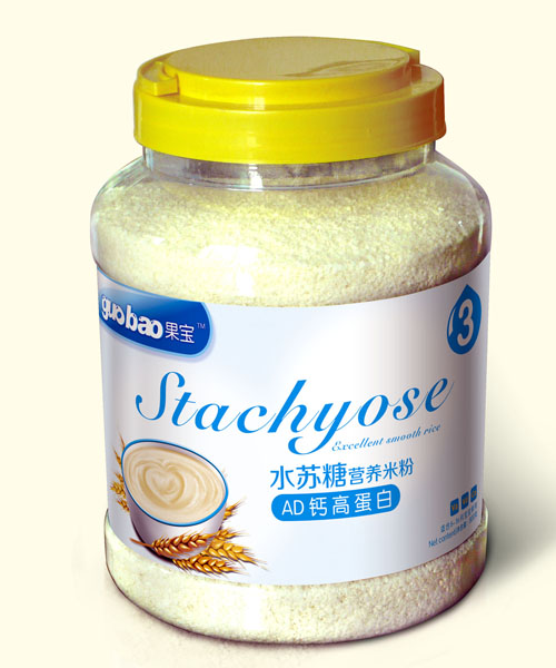 果寶AD鈣高蛋白水蘇糖營(yíng)養(yǎng)米粉