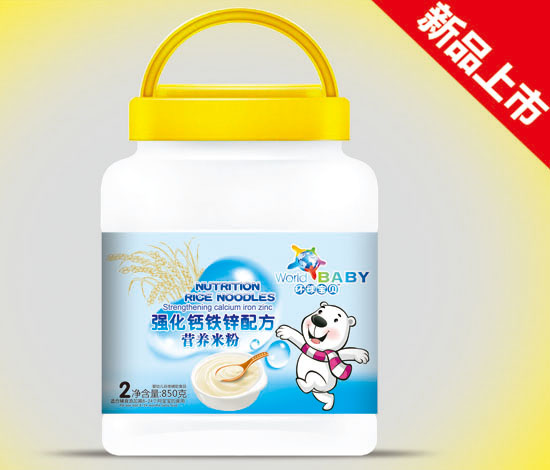 環(huán)球?qū)氊悘?qiáng)化鈣鐵鋅配方營養(yǎng)米粉850克