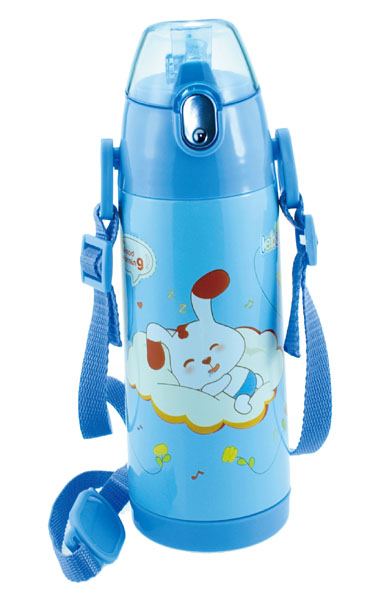 樂(lè)蓓藍(lán)色小兔卡通保溫水杯