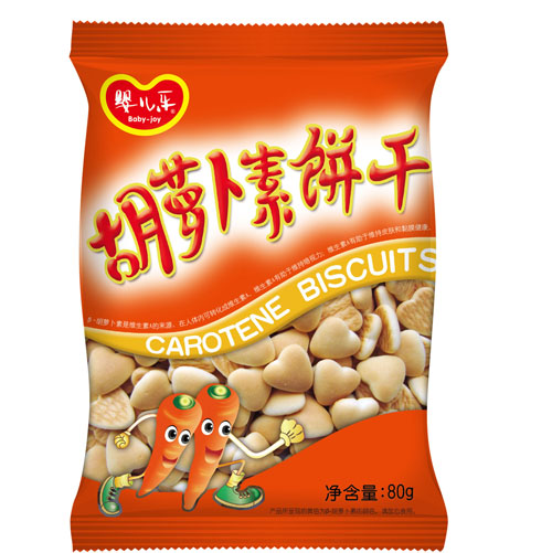 嬰兒樂(lè)胡蘿卜素餅干80G