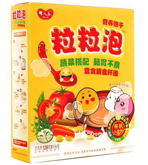 嬰兒樂(lè)粒粒泡蔬菜餅干