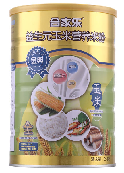 合家樂(lè)金典益生元玉米米粉全段