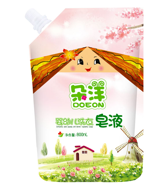 朵洋嬰幼兒洗衣皂液袋裝