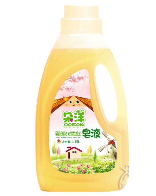 朵洋嬰幼兒洗衣皂液瓶裝