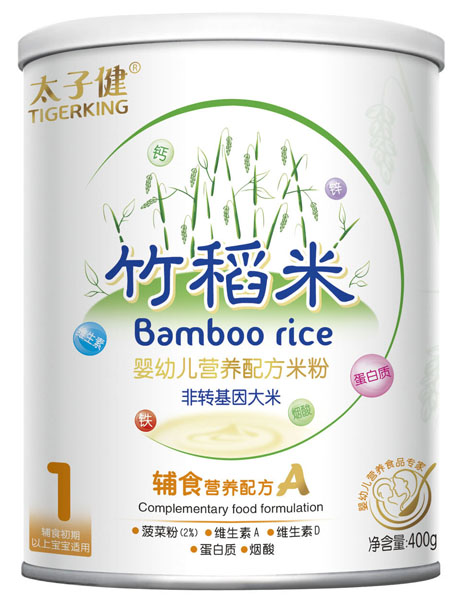 太子健輔食營(yíng)養(yǎng)配方竹稻米米粉聽裝