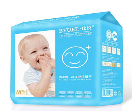 比悅超級薄紙尿褲M碼28片