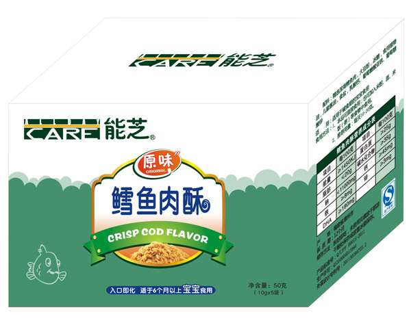 能芝50克鱈魚(yú)肉酥