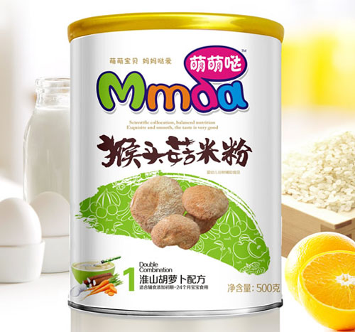 萌萌噠500克紙聽(tīng)淮山胡蘿卜猴頭菇米粉