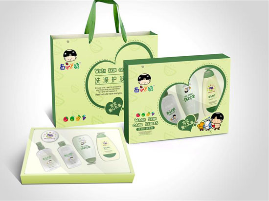 西瓜太郎洗滌護(hù)膚寶寶愛心禮盒