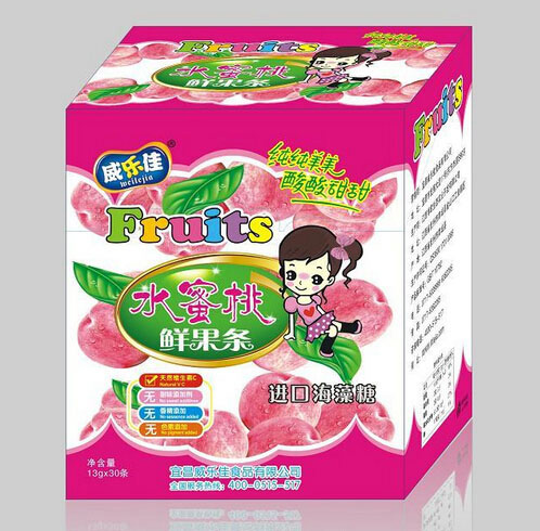 威樂(lè)佳鮮果條水蜜桃味