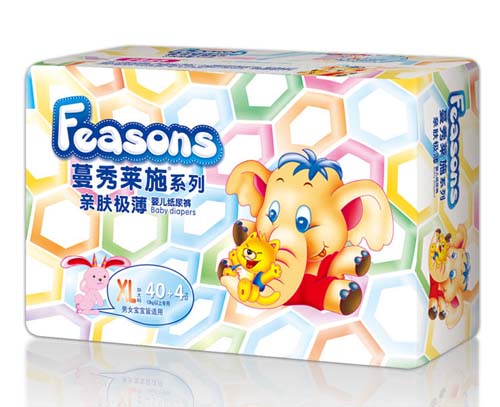 Feasons親膚極薄嬰兒紙尿褲XL碼