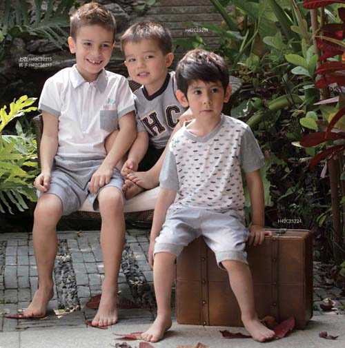 快樂城堡時尚套裝男童