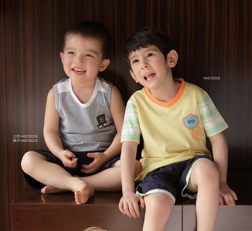 快樂(lè)城堡短袖短褲套裝