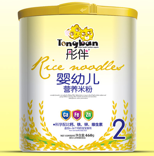 彤伴嬰幼兒營養(yǎng)米粉桶裝2段