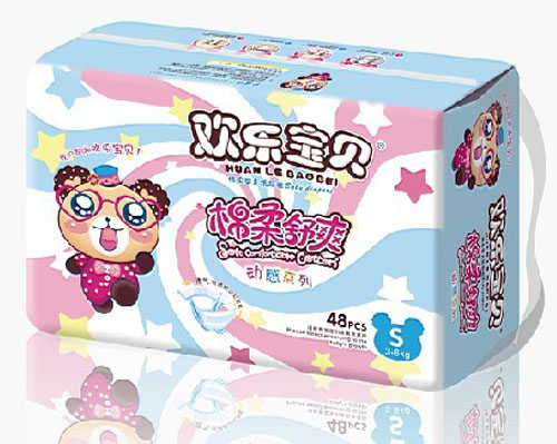 歡樂(lè)寶貝動(dòng)感系列紙尿片S碼