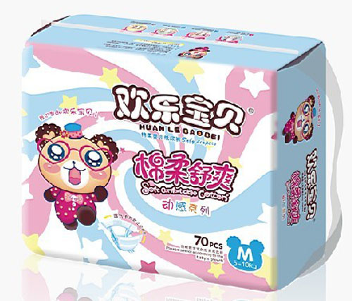 歡樂(lè)寶貝動(dòng)感系列紙尿褲M碼