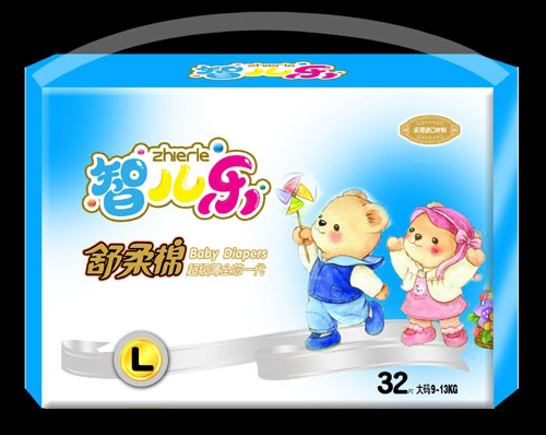 智兒樂(lè)舒柔棉嬰兒紙尿褲L碼