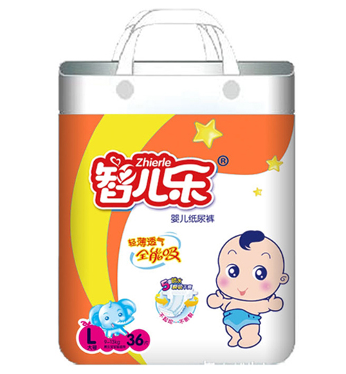 智兒樂(lè)輕薄透氣嬰兒紙尿褲L碼