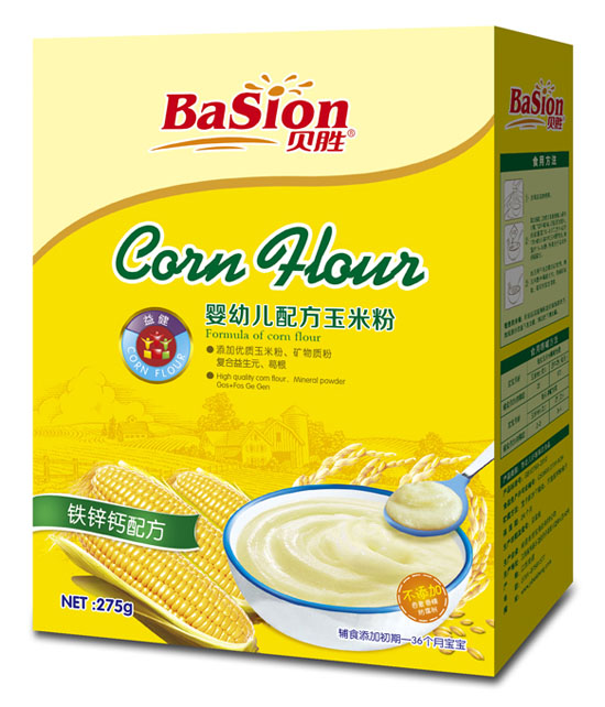 貝勝鐵鋅鈣配方盒裝玉米粉