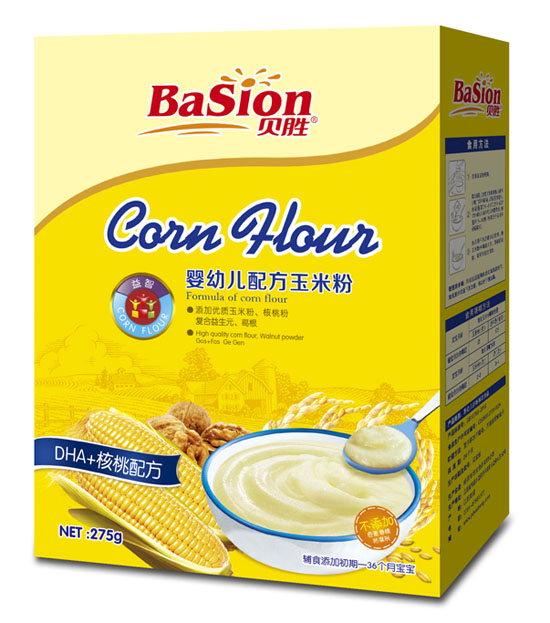 貝勝DHA+核桃配方盒裝玉米粉