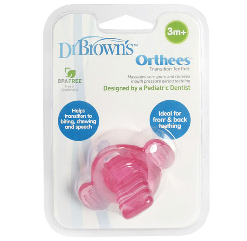 布朗博士過(guò)渡牙膠粉色