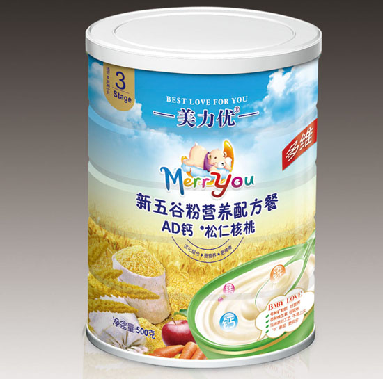 美力優(yōu)AD鈣松仁核桃新五谷營(yíng)養(yǎng)配方餐