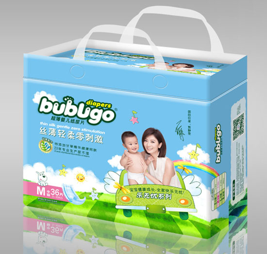 bubugo樂無(wú)憂系列超薄嬰兒紙尿片
