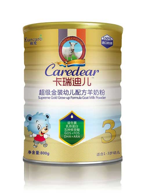 歐愛超級(jí)金裝幼兒配方羊奶粉3段