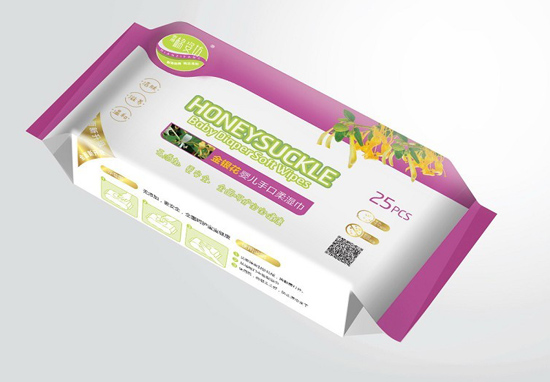 金銀花嬰兒手口柔濕巾