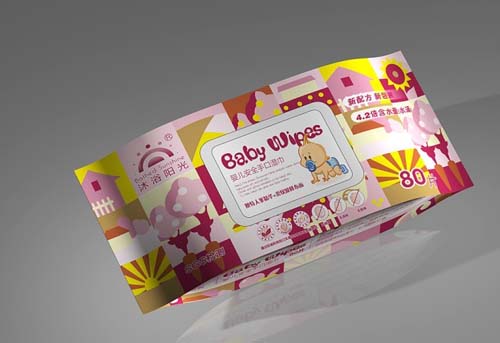 沐浴陽(yáng)光嬰兒安全手口濕巾