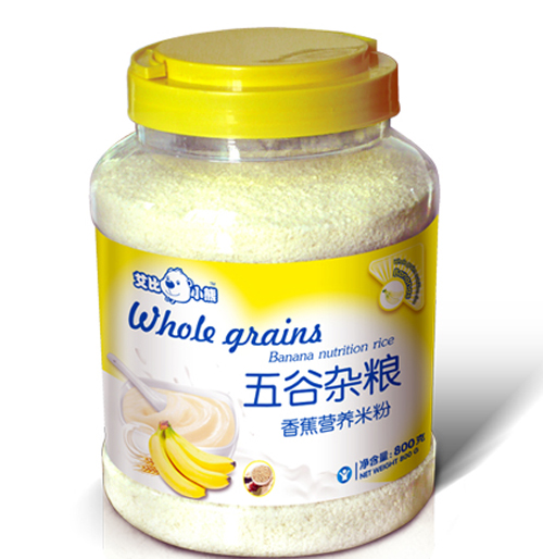 艾比小熊五谷雜糧香蕉營養(yǎng)米粉