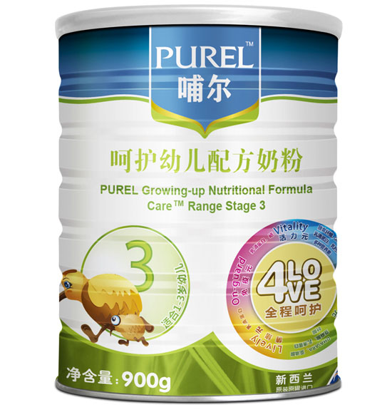 哺爾呵護(hù)幼兒配方奶粉3段