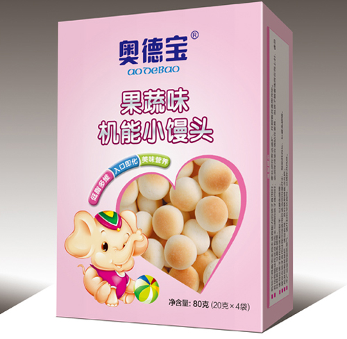 奧德寶果蔬味機(jī)能小饅頭